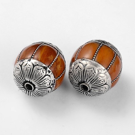 Rotonde perline stile tibetano TIBEB-F041-11-1