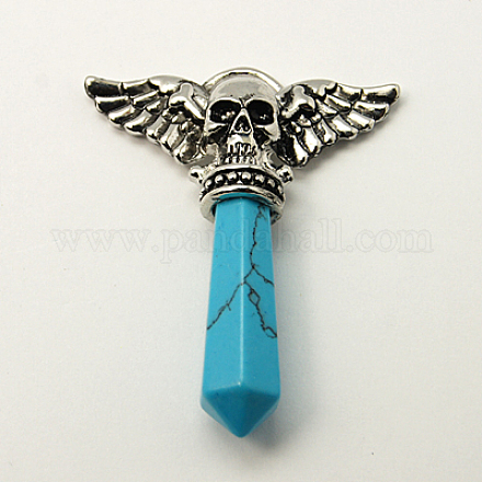 Synthetic Turquoise Pendants G-J063-06AS-1