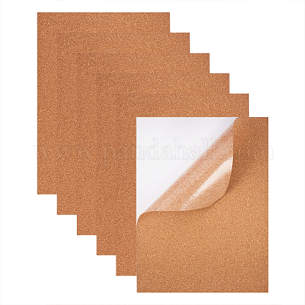 Benecreat 8 paquete de láminas de corcho aislante rectangulares de corcho autoadhesivas para suelos DIY-BC0009-21-1