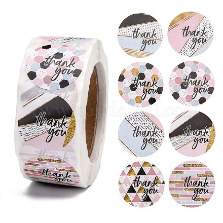 1 Inch Thank You Stickers DIY-G013-A19-1