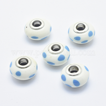 Handgemachte  europäischen Fimo-Perlen CLAY-K002-F09-1