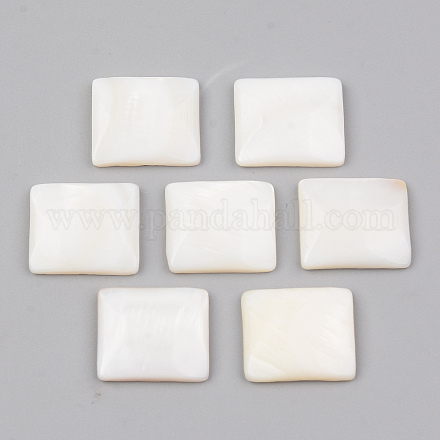 Cabochons naturels d'eau douce&nbsp;LS-SHEL-R049-019-1