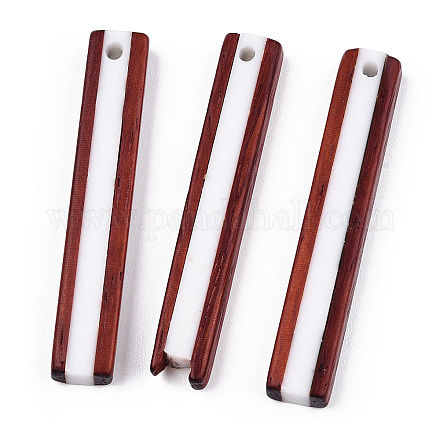 Кулоны из непрозрачной смолы и дерева X-RESI-N039-06A-1