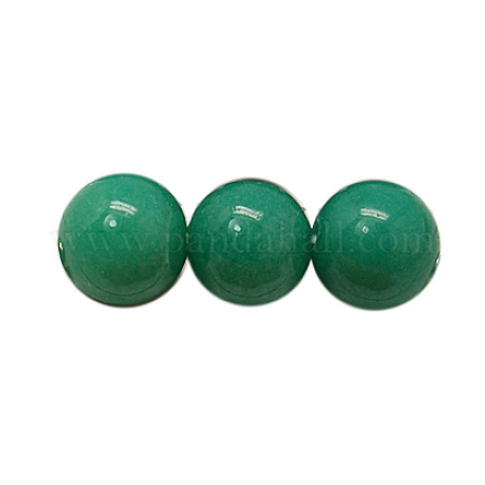 Chapelets de perles en jade Mashan naturel G-H1626-12MM-15-1