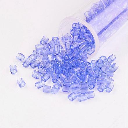 Perlas de vidrio de taladro redondo de dos-agujeros 11/0 SEED-G006-2mm-06-1