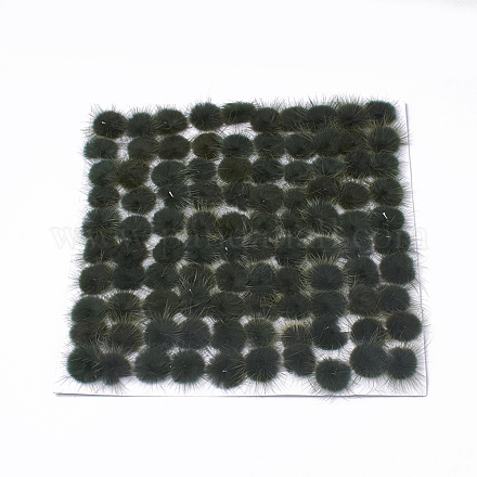 Décoration de boule de fourrure de vison faux FIND-S267-2.5cm-04-1