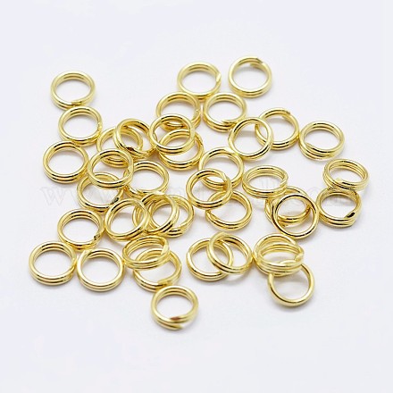 925 серебряное разделенное кольцо для прыжков STER-F036-01G-0.6x6mm-1