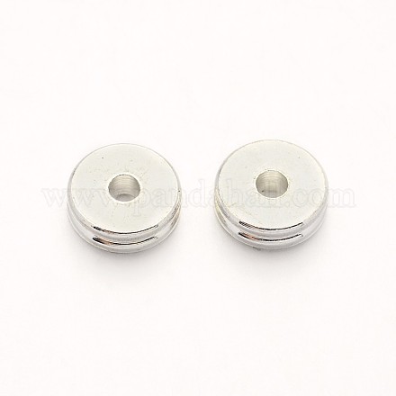 Perles séparateurs en laiton X-KK-E640-01-8mm-S-1