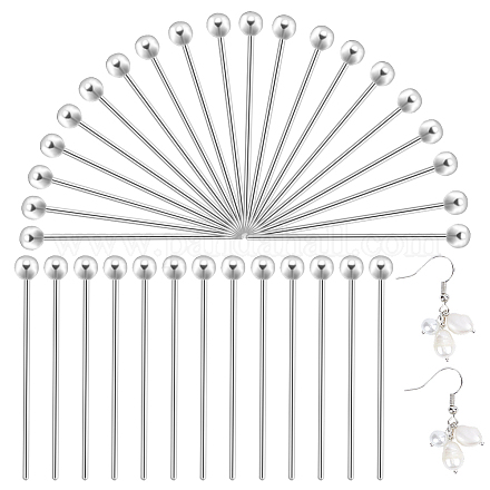 60 pz. 925 spilli con testa in argento sterling&nbsp;STER-PH0003-11-1
