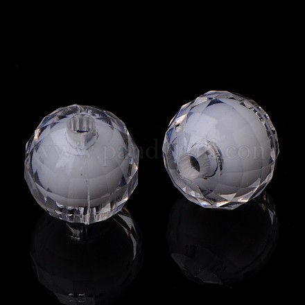 Perles en acrylique transparente TACR-S086-12mm-01-1