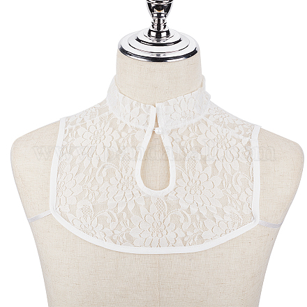 Faux cols amovibles en polyester pour femme DIY-WH0430-118A-1