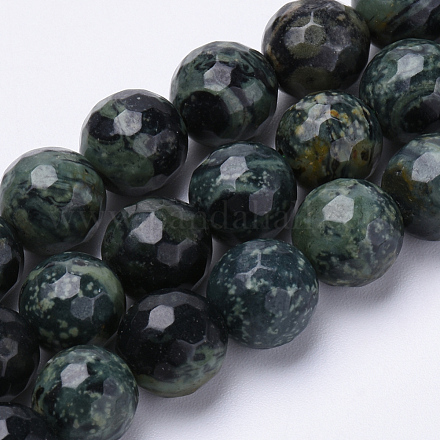 Natural Malachite Beads Strands G-S281-12-10mm-1