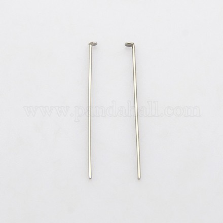 304 Stainless Steel Flat Head Pins STAS-N033-0.6x30mm-1