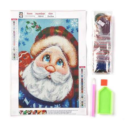 Kit di tela per pittura diamante fai da te a tema natalizio per bambini DIY-I055-15-1