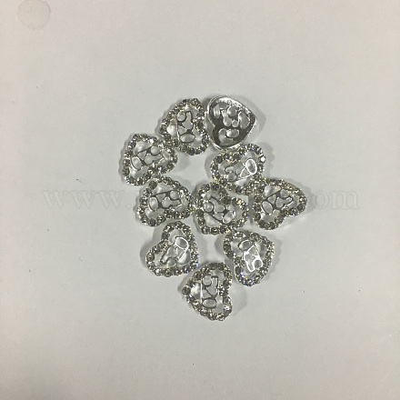 Cabochons Diamante de imitación de la aleación MRMJ-T078-89S-01-RS-1