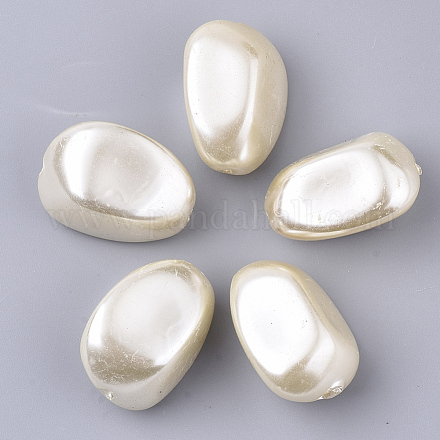 Perles d'imitation perles en plastique ABS X-KY-T013-003-1