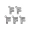 Alloy Pendants, with Crystal Rhinestone, Platinum, Cadmium Free & Lead Free, Alphabet, Letter.F, 17.5x12x2mm, Hole: 2mm
