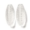 Transparent Acrylic Beads, Barrel, Clear, 29x12mm, Hole: 3mm, about 191pcs/500g
