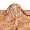 Flower Pattern Polyester Fabric, Clothing Accessories, Sandy Brown, 760x0.4mm, 1m/pc