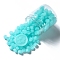 Paw Print Sealing Wax Particles, for Retro Seal Stamp, Turquoise, 9.5x8.5x6mm