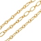 Brass Oval Link Chains, Soldered, with Spool, Golden, 7.5x4x0.7mm, about 32.81 Feet(10m)/Roll