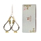 Stainless Steel Scissors, Alloy Handle, Embroidery Scissors, Sewing Scissors, Stainless Steel Color, 95x55mm
