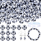 200Pcs Acrylic Beads, Craft Beads, Sports Balls, with 1Roll Elastic Crystal Thread, Football, 11.3x10.7mm, Hole: 3mm