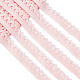 Gorgecraft-Polyester-Elastikkordeln mit Einzelkantenbesatz EC-GF0001-38D-1