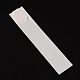 長方形セロファンバッグ  ネックレスディスプレイ吊りカード付き  ホワイト  25x5cm  一方的な厚さ：0.035mm  ディスプレイハンギングカード：10.5x4.4x0.03cm CON-H011-1-2