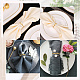 CRASPIRE 20PCS Gold Napkin Rings Elastic Metal Napkin Holder with Pearl Elegant Serviette Buckles Table Decoration for Wedding AJEW-WH0258-555-6
