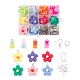 198pcs diy kits de joyería de pendientes de resina lindos DIY-LS0001-07-1