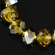 Chapelets de perles en verre électroplaqué GR10MMY-10S-1