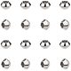 UNICRAFTALE 100pcs 4mm Bicone Spacer Beads Stainless Steel Loose Beads Bicone Small Hole Spacer Bead Smooth Surface Beads Finding for DIY Bracelet Necklace Jewelry Making Craft STAS-UN0001-63P-1
