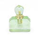 Colgantes de botella de perfume que se pueden abrir con fluorita natural facetada G-E556-16A-2
