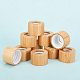 Arricraft 12 pièces couvercle en bambou pour compte-gouttes diy de bouteille d'huile essentielle FIND-AR0001-79-4