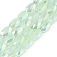 Electroplate Glass Beads Strands EGLA-S194-11A-B04-1