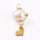 Natural Cultured Freshwater Pearl Pendants PALLOY-JF00673-03-2