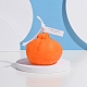 パラフィンキャンドル  オレンジ形の無煙キャンドル  結婚式のための装飾  パーティーとクリスマス  オレンジ  64x67.5x71mm DIY-D027-05A-2
