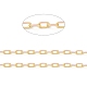 Cadenas de eslabones esmaltados de latón dorado hechos a mano CHC-M021-66B-10-2