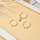 3pcs 3 styles perles naturelles et hématite synthétique ensemble d'anneaux extensibles RJEW-JR00544-2