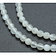 Natürlichen weißen Mondstein Perlen Stränge G-Q582-1-3