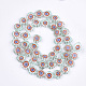 Ручной работы millefiori стеклянные бусины нитки LAMP-S191-19A-06-2