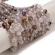 Hilos de perlas de cuarzo rutilado púrpura natural G-A097-A09-05-2