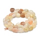 Natural Multi-Moonstone Beads Strands G-O186-A22-2