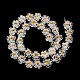 Ручной работы millefiori стеклянные бусины нитки LAMP-G164-03O-2