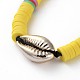 Nylon ajustable pulseras de abalorios trenzado del cordón BJEW-JB04886-04-3
