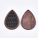 Pendentifs en cuir de vachette écologique FIND-S301-33A-01-2