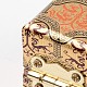 Rectángulo chinoiserie regalo embalaje cajas de joyas de madera OBOX-F002-18C-02-7