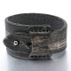 Bracelets de cordon en cuir BJEW-J077-M-2