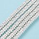 Electroplate Non-magnetic Synthetic Hematite Beads Strands G-L485-04B-S-2